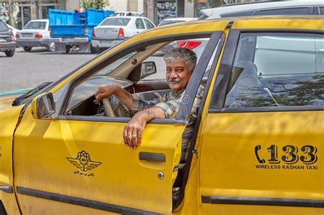 Cabdriver is Resting in the Car in Cabstand, Kashan, Iran. Editorial Photo - Image of people ...