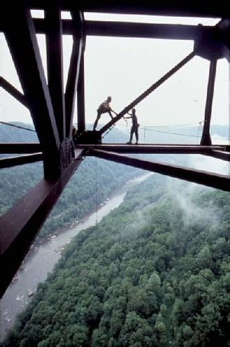 Building the New River Gorge Bridge | Photos of the building… | Flickr