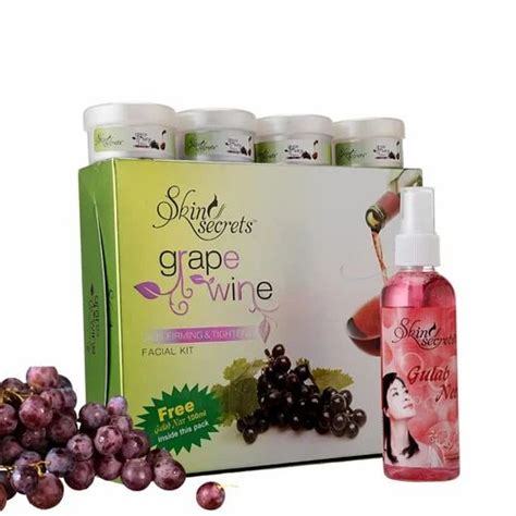 Skin Secret Grape Wine Facial Kit at Rs 1145/box | Facial Kit in Delhi ...