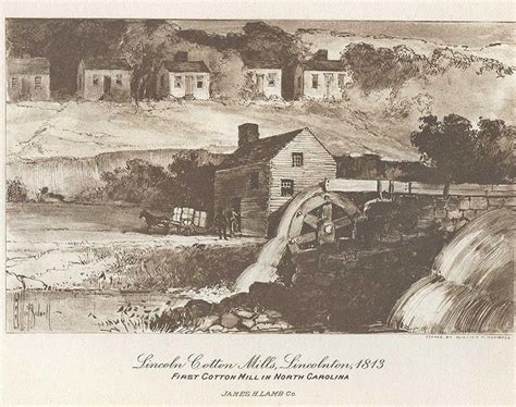 First known NC Cotton Mill - Lincolnton, NC 1813 | North carolina history, Cotton mill, Smokey ...