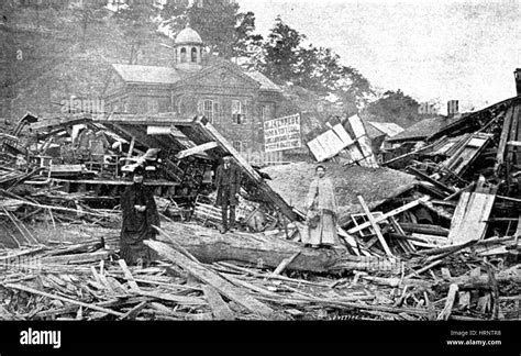 Johnstown Flood, 1889 Stock Photo - Alamy