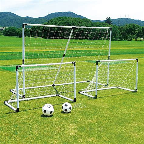 Vandue 6' x 4' Backyard Soccer Goal (Set of 2) with Nets, Stakes and Carry Case - Walmart.com ...