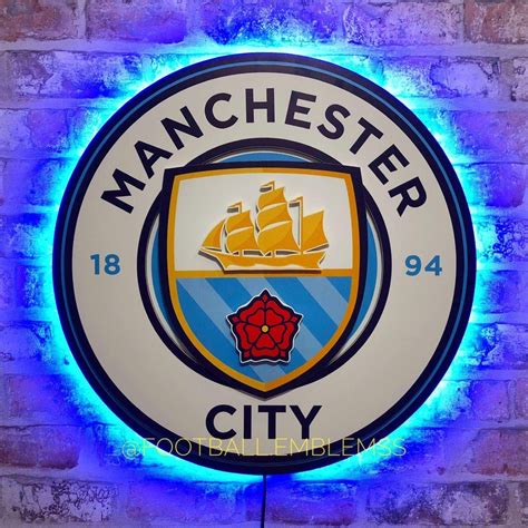 Manchester City Logo. Manchester City Sign. Manchester City | Etsy