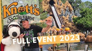 Knott's Spooky Farm 2023 | Full Event | Candy | Shows | Rides ...