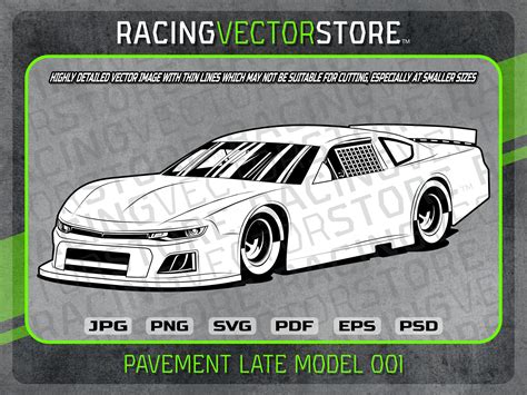 Late Model Race Car Coloring Pages