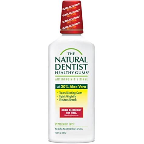 the natural dentist healthy gums antigingivitis mouthwash to prevent and treat bleeding gums and ...