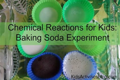 Chemical Reactions for Kids: Baking Soda Experiment