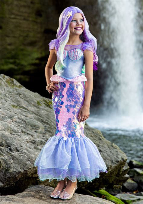 Girls Sparkling Mermaid Costume - Walmart.com