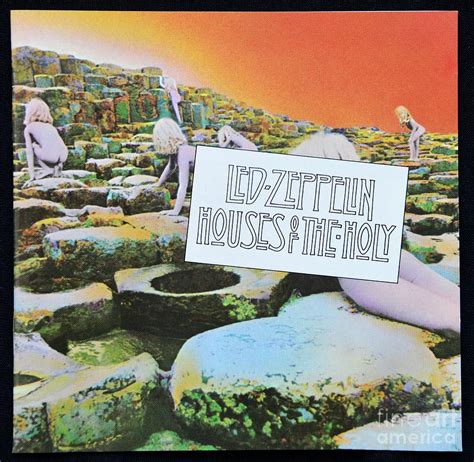 Led Zeppelin Houses of the Holy album cover Photograph by David Lee ...