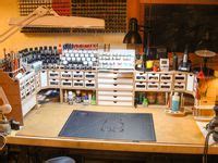 78 Hobby Workbench ideas | workbench, hobby desk, hobby room