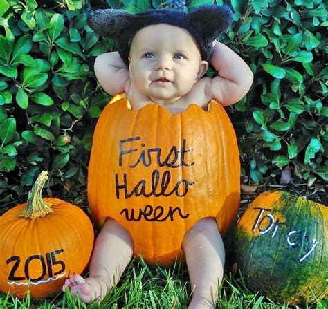 DIY Baby In a Pumpkin | Baby first halloween, Holiday baby, Baby halloween