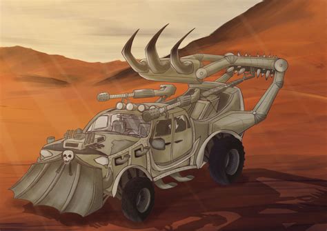 Mad Max inspired vehicle - Concept Art by Anke5 on DeviantArt