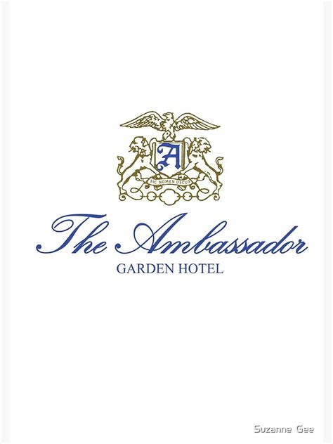 "The Ambassador Hotel Logo #2" Spiral Notebook by SegWeb | Redbubble