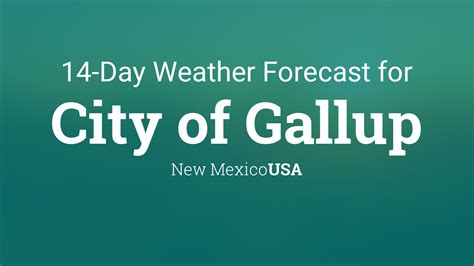 City of Gallup, New Mexico, USA 14 day weather forecast