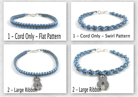 Type 1 Diabetes Awareness Bracelet Macrame Custom Juvenile