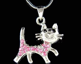 Swarovski crystal Pink PIG Piggy Piglet Charm Pendant by Kashuen