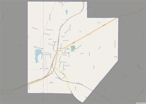 Map of Overton city, Texas - Thong Thai Real