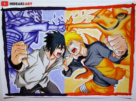 Naruto vs Sasuke Final Battle | Naruto: Shippuuden by HideakiArtReal on DeviantArt