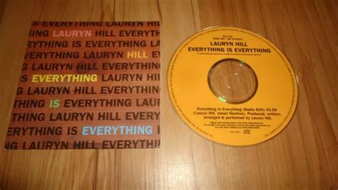 LAURYN HILL EVERYTHING is everything PROMO CD SINGLE FREE UK POSTAGE ...