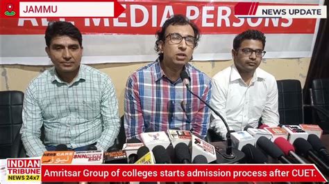 Amritsar Group of colleges starts admission process after CUET. - YouTube