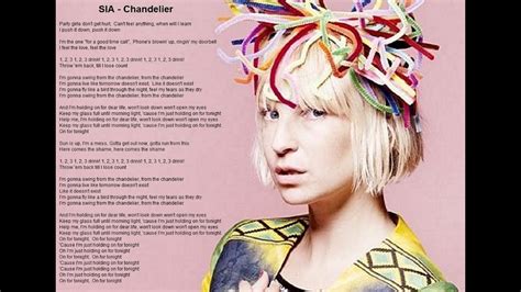 Sia Chandelier Lyrics Meaning | LEMBAR EDU