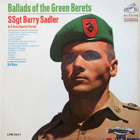 On This Day in 1966, Barry Sadler’s Ballad of the Green Beret Goes to #1