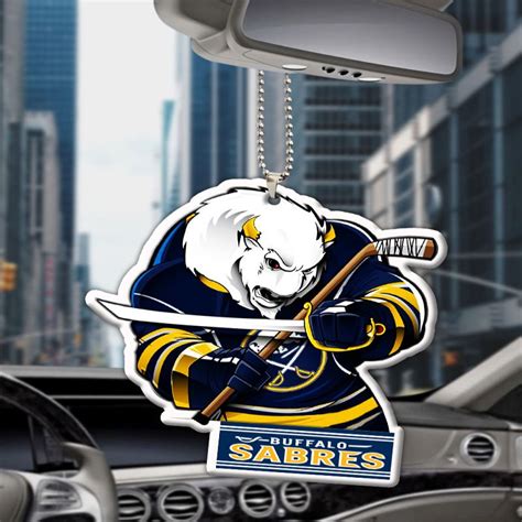 Buffalo Sabres Mascot Acrylic Car Ornament - RobinPlaceFabrics