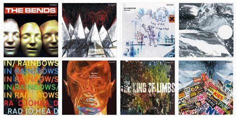 My re-designs of Radiohead albums. All work (except for the photo’s from The Bends and The ...