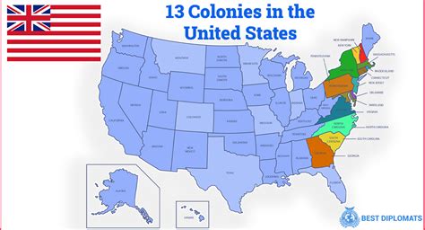 List of the 13 Colonies in the United States