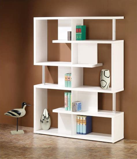 White Bookcase Style 800310