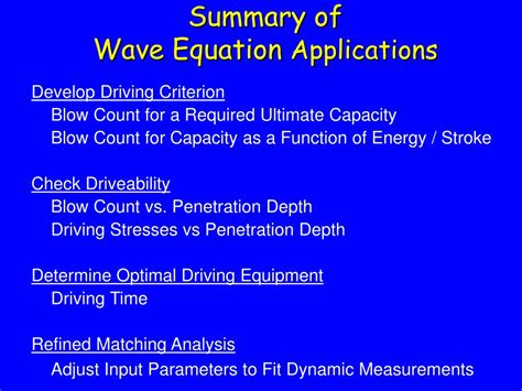 PPT - Wave Equation Applications PowerPoint Presentation, free download ...