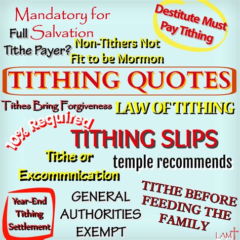 Tithing Quotes | Life After Ministry