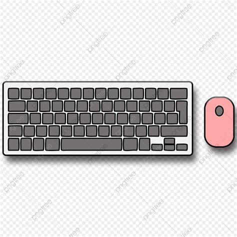 Keyboard And Mouse Creative Fig, Keyboard Vector, Vector, Keyboard PNG Transparent Clipart Image ...