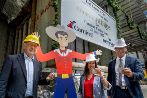 Carnival Jubilee Reaches Major Construction Milestone