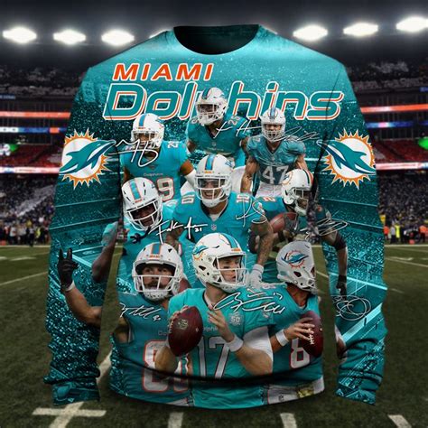 Men / Women Miami Dolphins 3D Sweatshirt, Miami Dolphins Sweatshirt ...