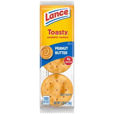 Lance® Toasty® Peanut Butter Sandwich Crackers, 1.29 oz - King Soopers