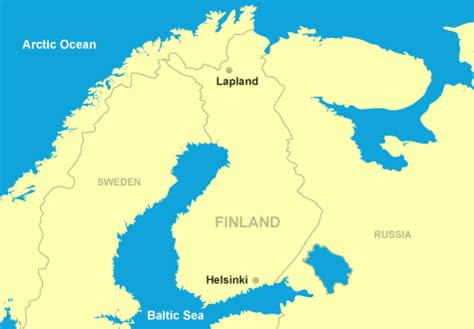 LAPLAND MAP - ToursMaps.com