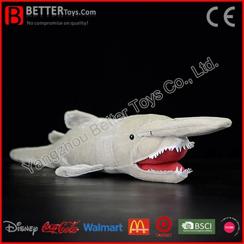 En71/ASTM/Azo Stuffed Animal Plush Goblin Shark Soft Toy for Kids ...