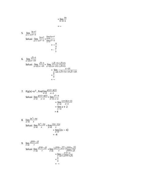 Tugas 3 Matematika kalkulus