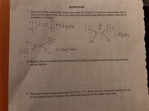 Solved Explain why one of the three structures for C2H2Cl2 | Chegg.com