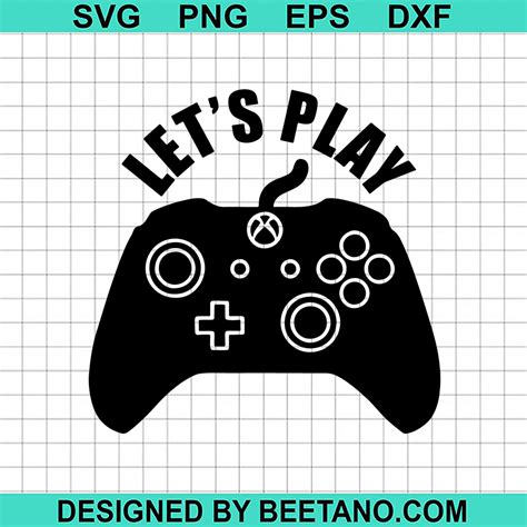 Let's Play Game SVG, Game SVG, Game Controller SVG