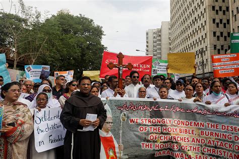 Pakistani Catholics, Christians Protest at U.N. Headquarters Over Violence in Pakistan - The Tablet