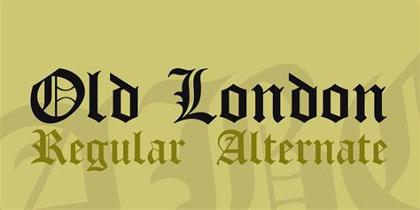 Old London Font FREE Download & Similar Fonts | FontGet