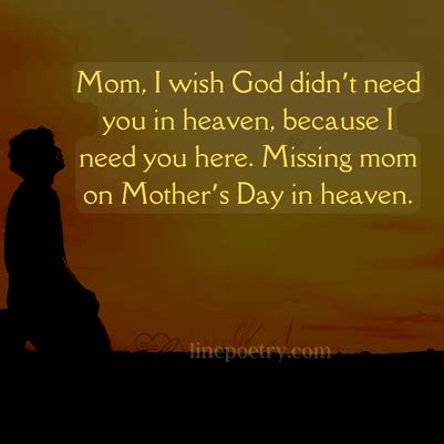 45+ Missing My Mom In Heaven Quotes, Wishes & Messages