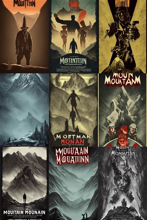 movie poster, fanart, promotional image the mountain, | Stable Diffusion | OpenArt