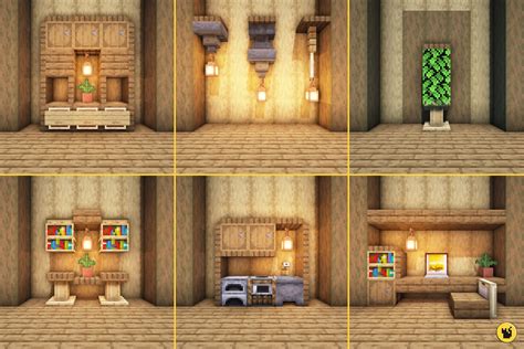 Here are some assorted small builds that you can add to your Minecraft base! : r/DetailCraft