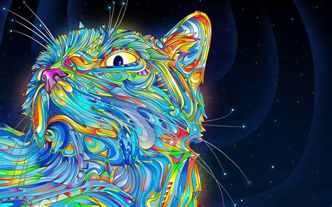 Abstract Cat Wallpapers - Top Free Abstract Cat Backgrounds ...