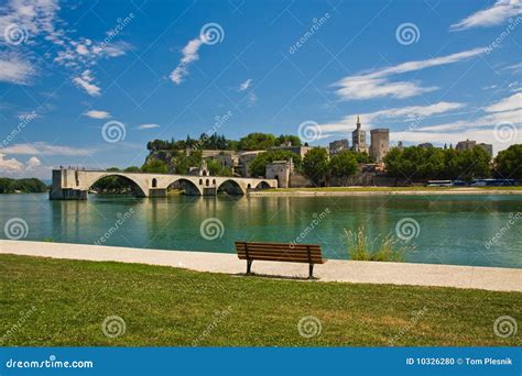 Avignon Bridge stock photo. Image of europe, park, benezet - 10326280
