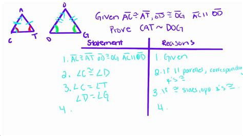 Geometry - 10 - Proving Triangles are Similar - YouTube