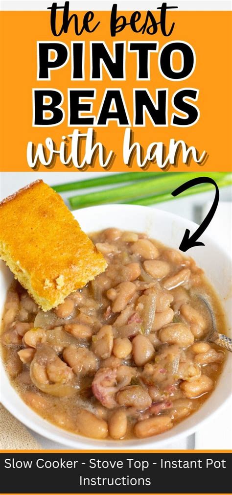 Slow Cooker Pinto Beans and Ham - Scattered Thoughts of a Crafty Mom by ...